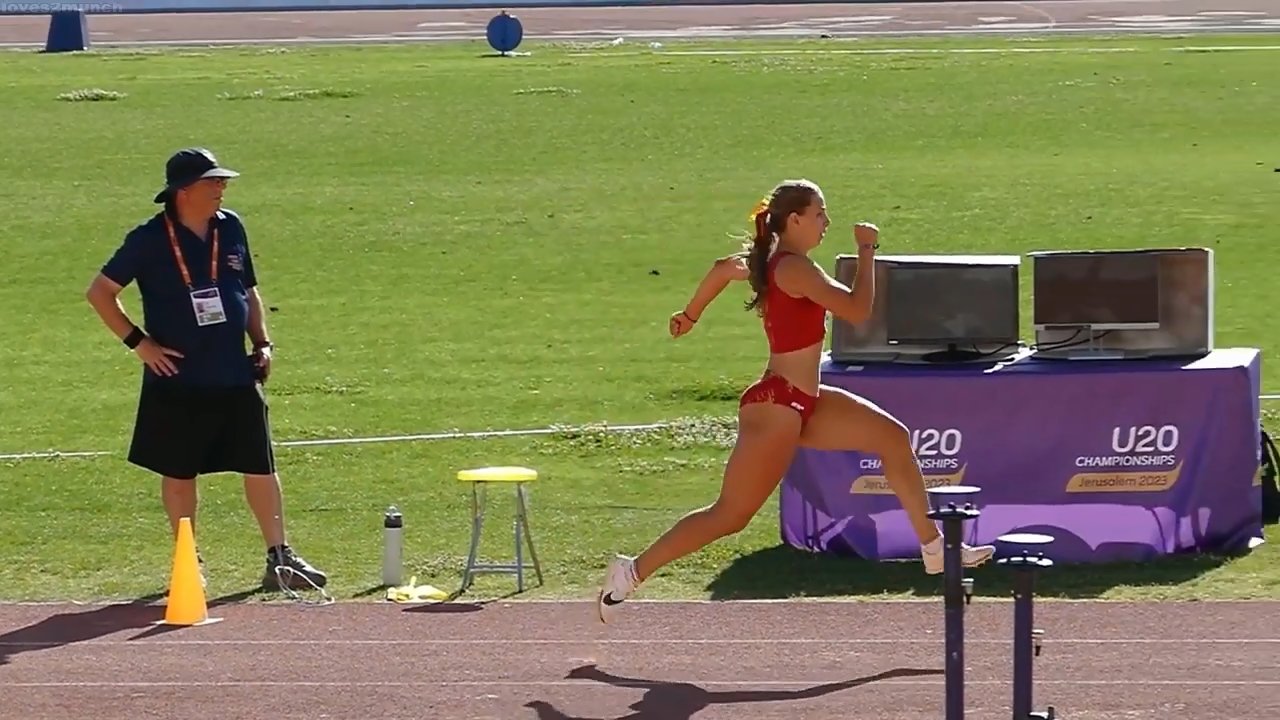 🍑 Pawg Spanish Long Jumper Laura Martinez U20 Championship...