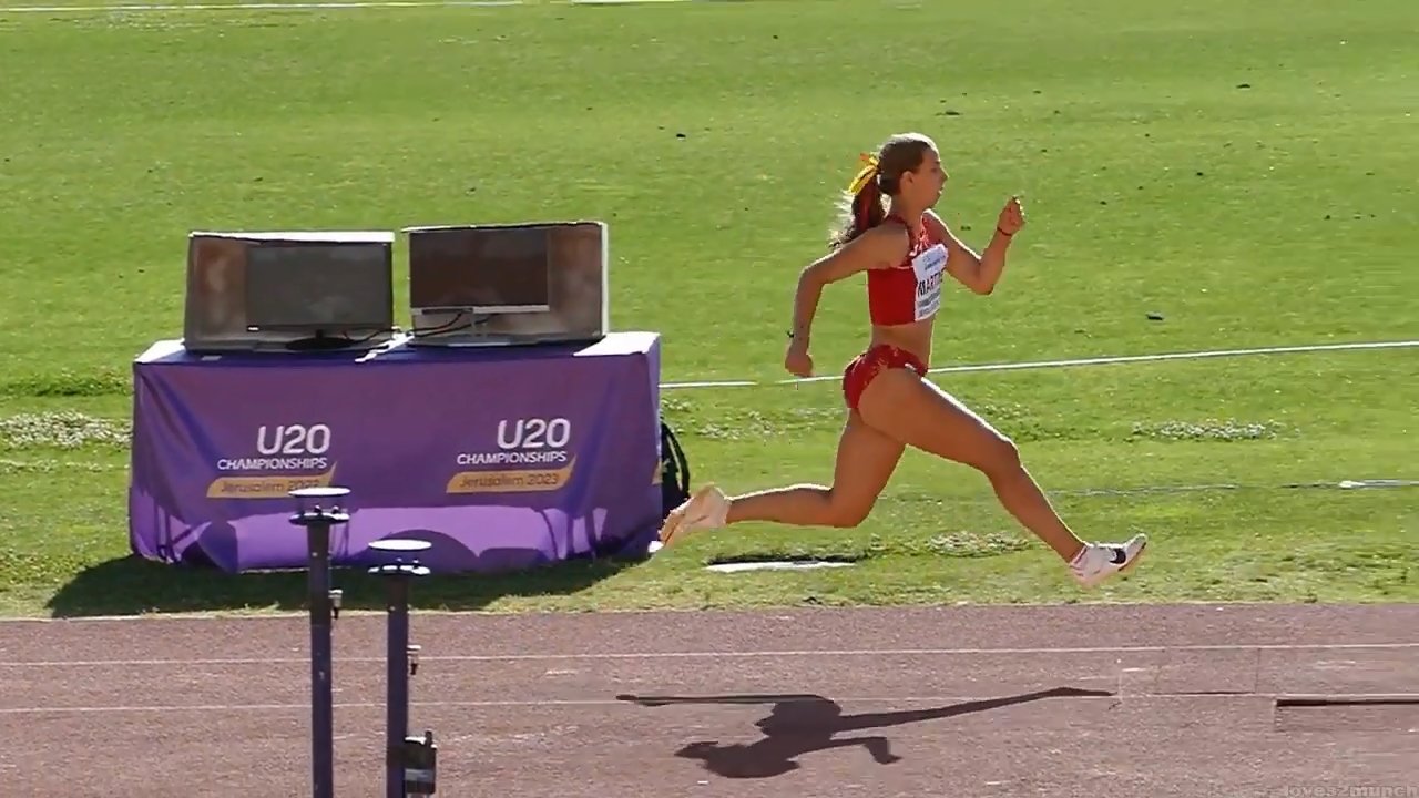 🍑 Pawg Spanish Long Jumper Laura Martinez U20 Championship...