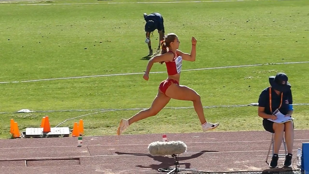 🍑 Pawg Spanish Long Jumper Laura Martinez U20 Championship...