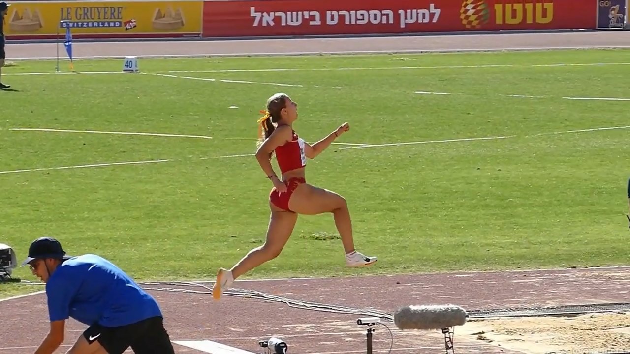 🍑 Pawg Spanish Long Jumper Laura Martinez U20 Championship...