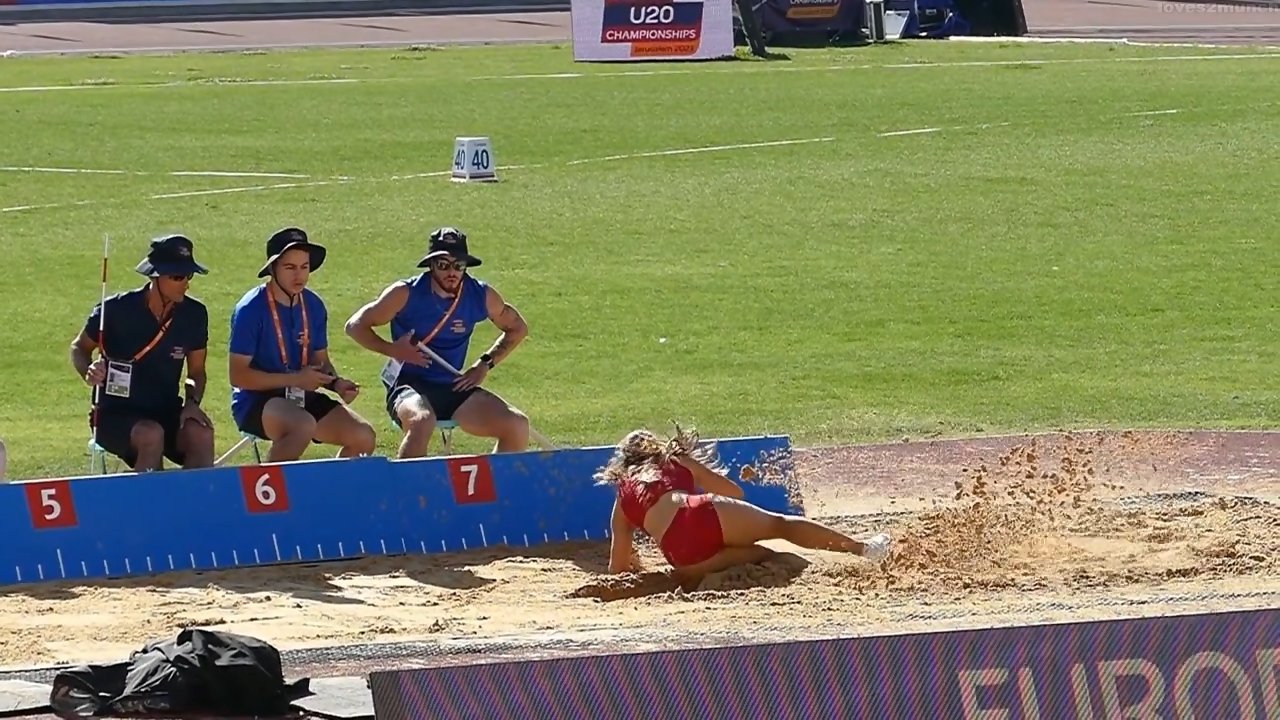 🍑 Pawg Spanish Long Jumper Laura Martinez U20 Championship...