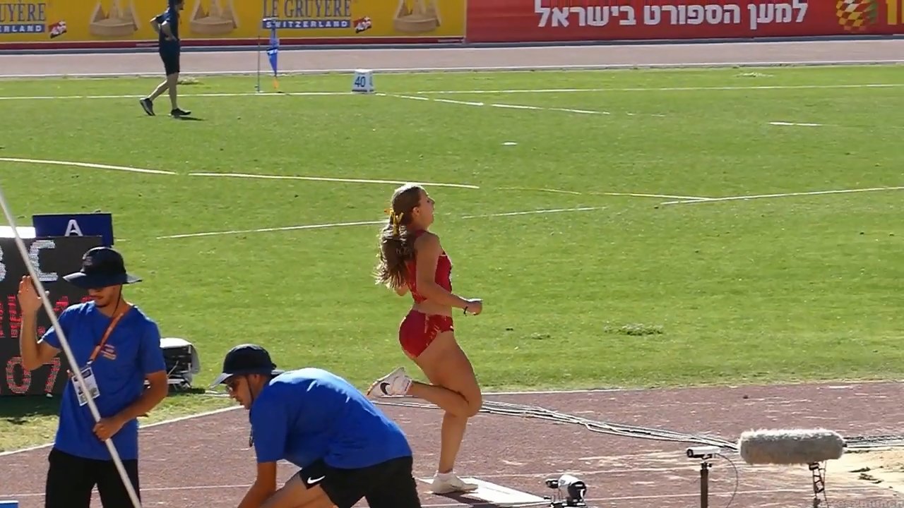 🍑 Pawg Spanish Long Jumper Laura Martinez U20 Championship...